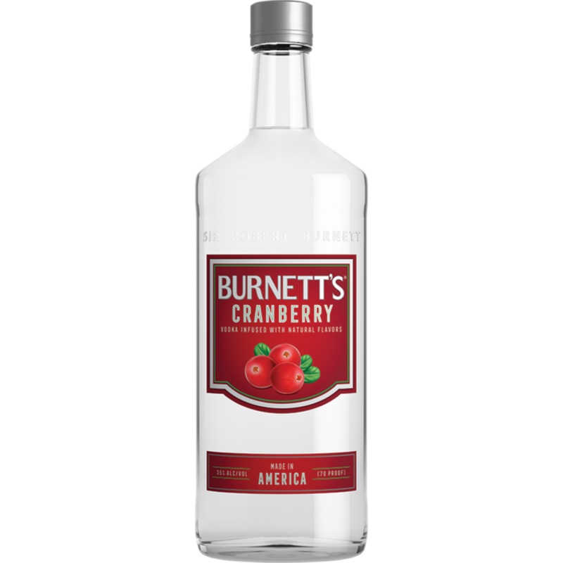 Burnett’S Cranberry Flavored Vodka 70 1.75 L
