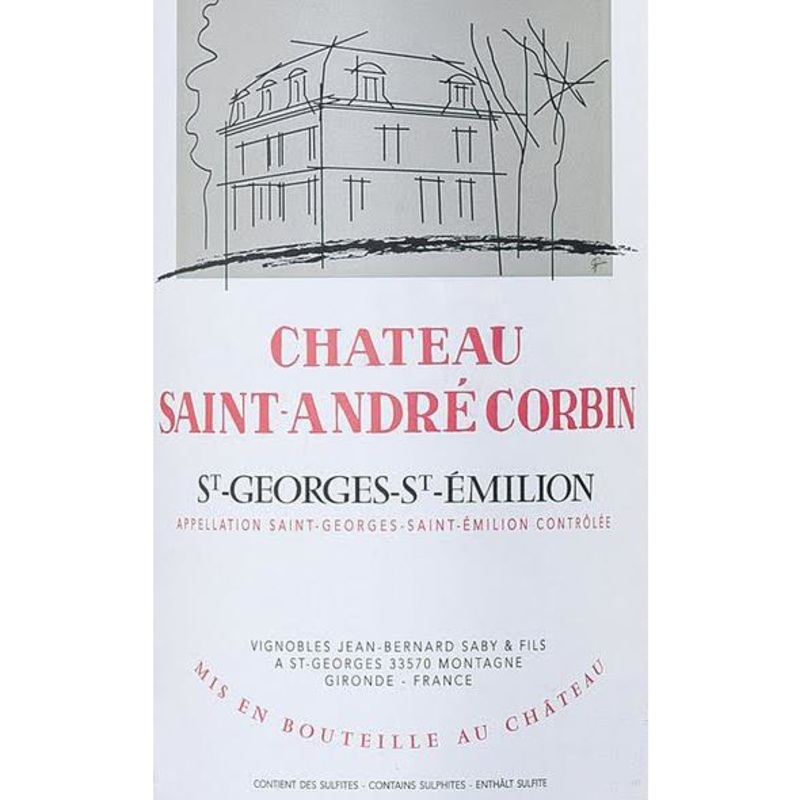 Chateau Saint-Andre Corbin Saint Emilion Red Bordeaux Blend 750ml