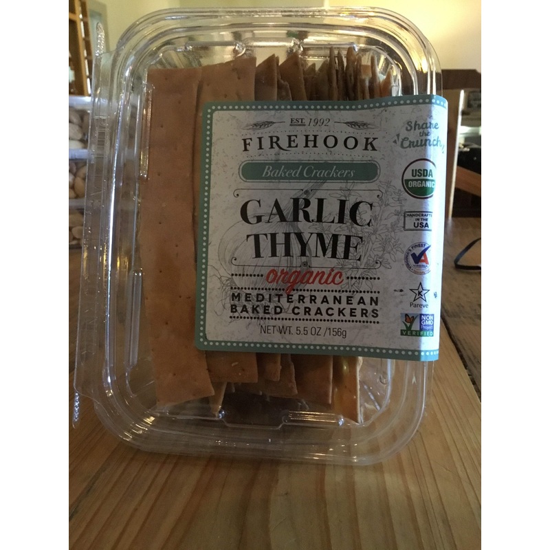 Firehook Garlic & Thyme Baked Crackers
