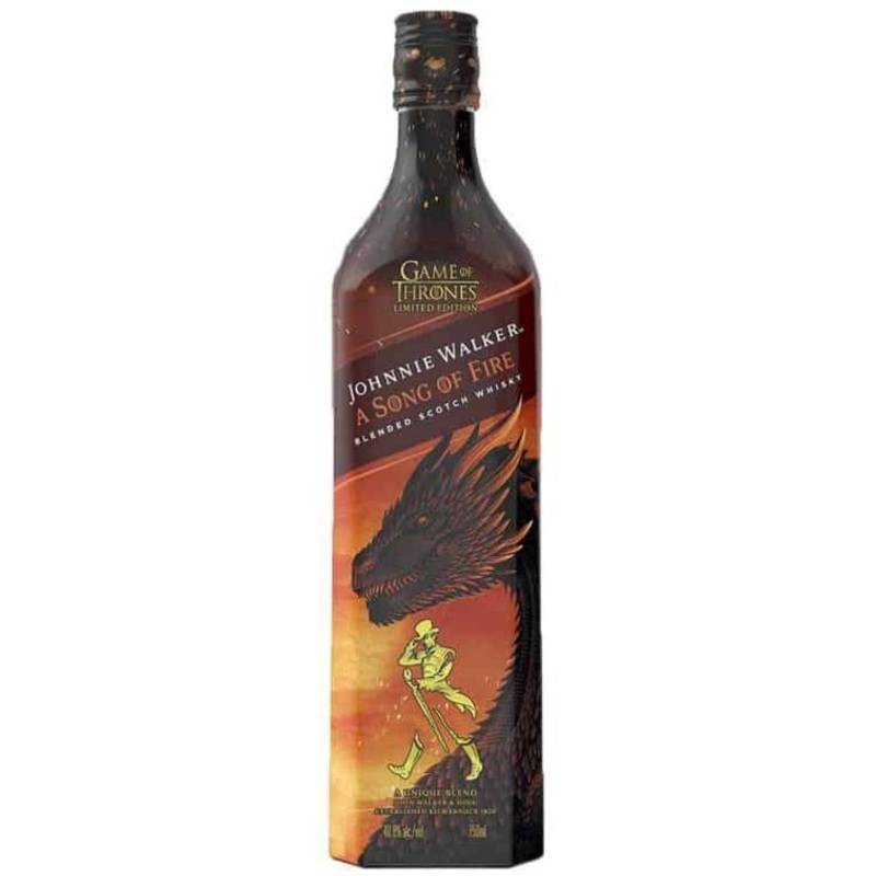 Johnnie Walker ‘A Song Of Fire’ Game Of Thrones Limited Edition Blended Scotch Whisky 1L