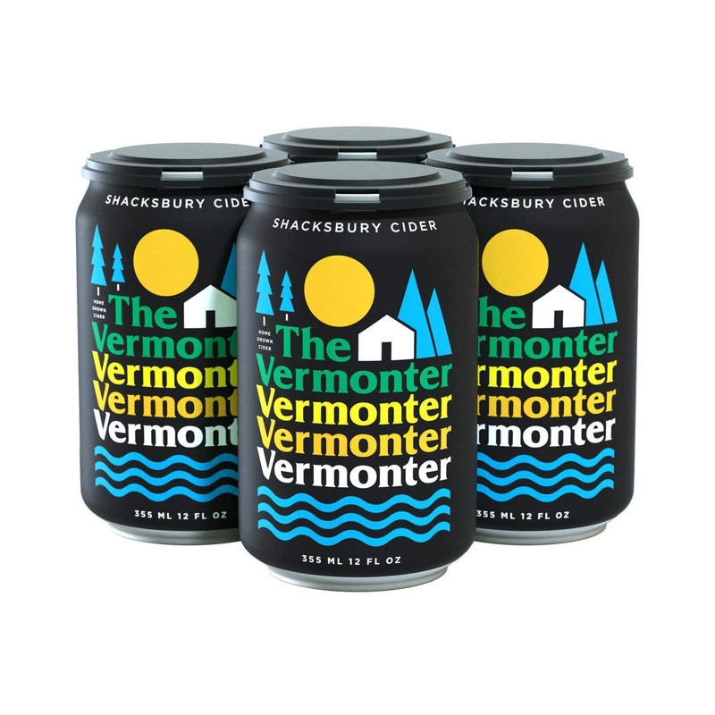 Shacksbury The Vermonter Hard Cider 4 PACK 12 OZ CANS