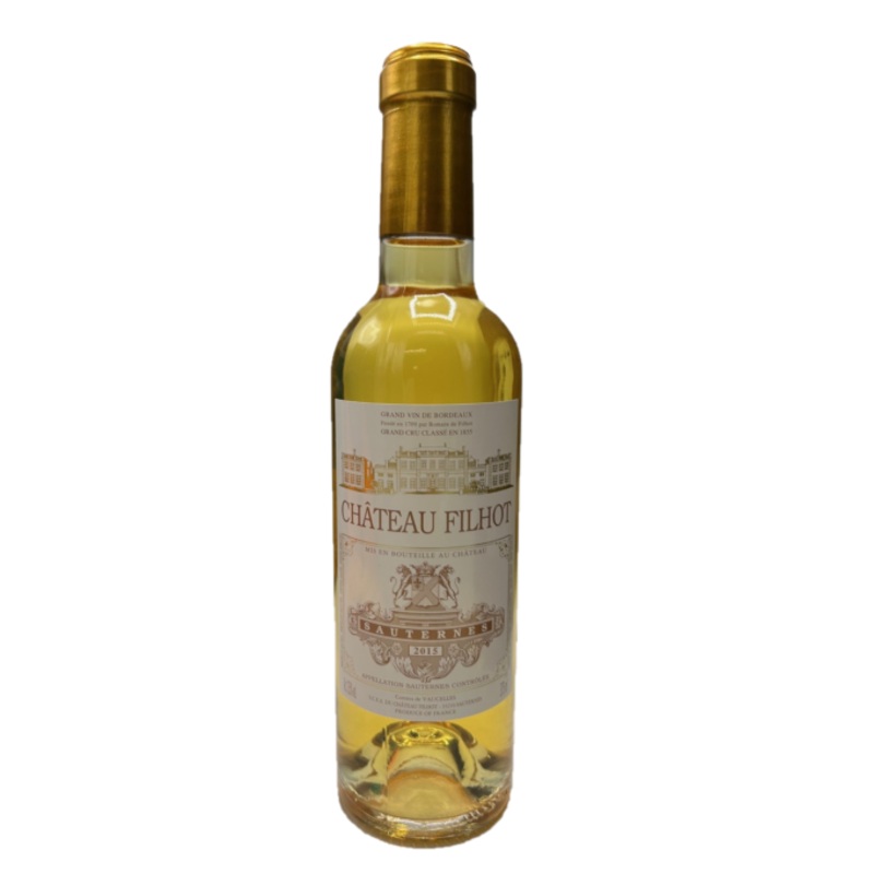 Chateau Filhot Sauternes Grand Cru Classe 2015 (375ml) 375ml 13.5% – France Falstaff 94/100