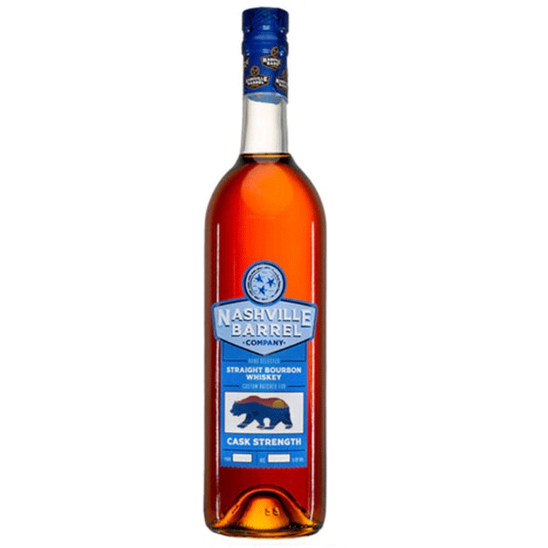 Nashville Barrel Company Cask Strength Bourbon Whiskey California Exclusive