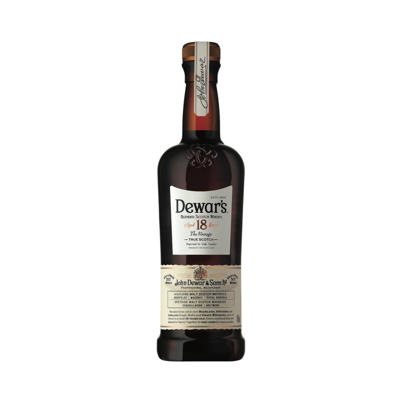 Dewar’s 18 Year Blended Scotch 750 ML