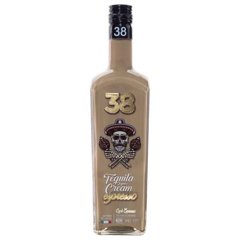 Tequila 38 Espresso Cream Liqueur 70cl