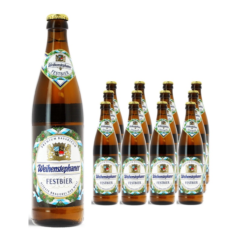 Weihenstephan Festbier Beer Multipack, 12 x 500 ml
