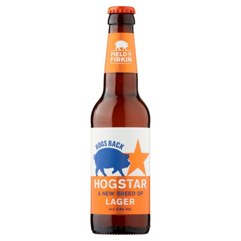 Hogs Back Hogstar Lager (12x330ml) – Local Delivery Only