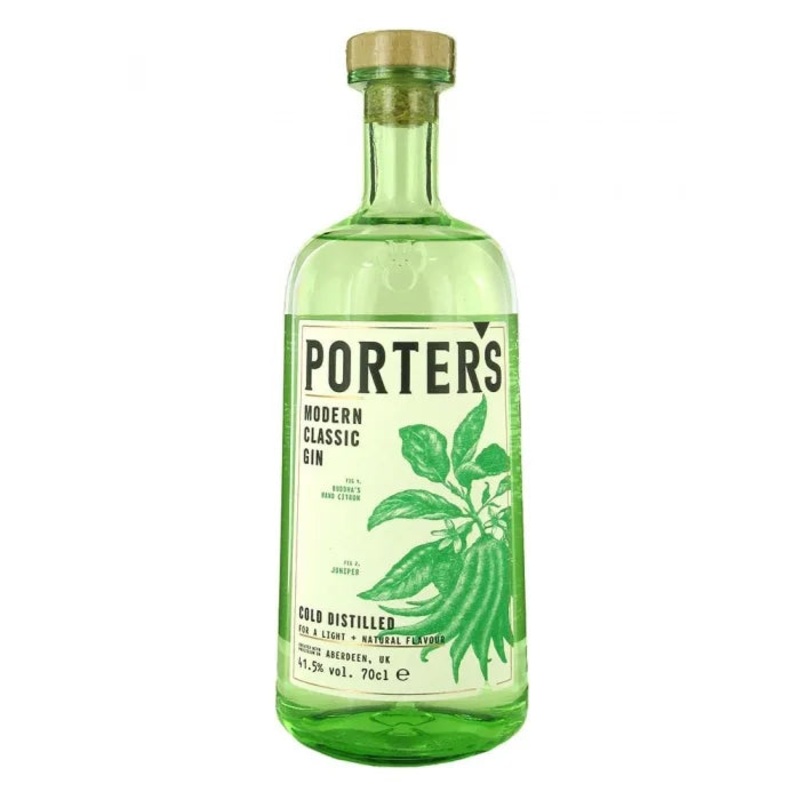 Porters Modern Classic Gin 70cl Bottle