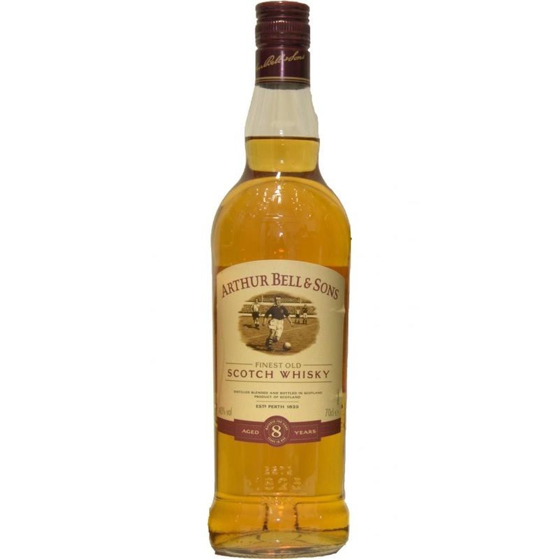 Arthur Bell & Sons 8 Year Old Scotch Whisky (Football Label) 70cl