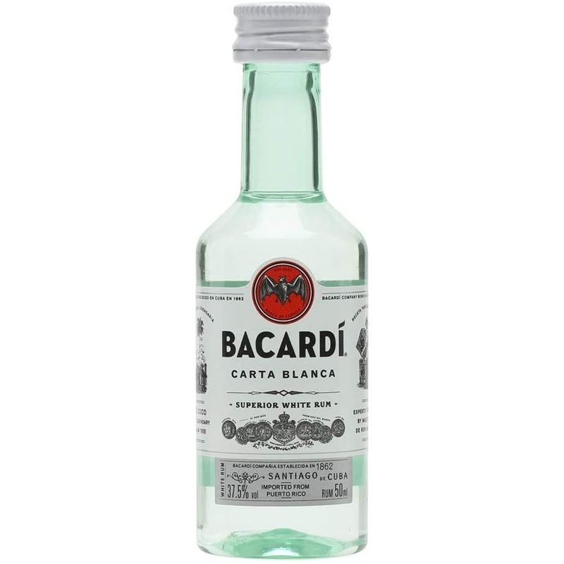 Bacardi Carta Blanca Superior White Rum Miniature 5cl