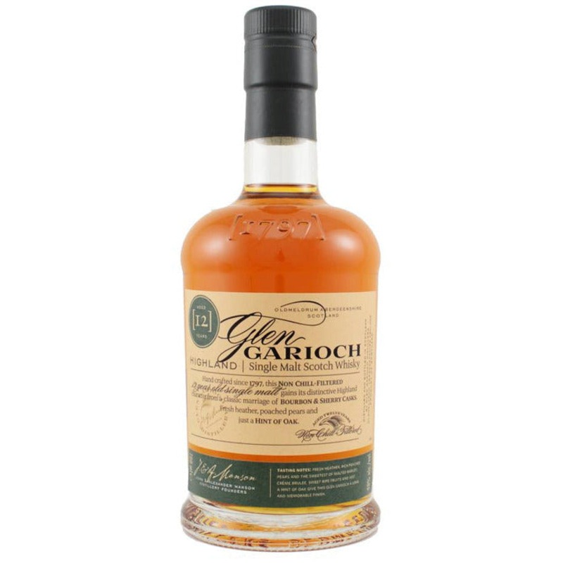 Glen Garioch 12 Year Old Highland Single Malt Scotch Whisky 750 ml