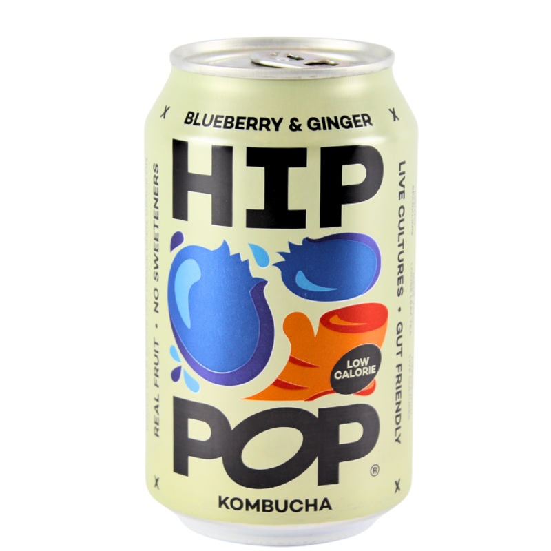 Hip Pop, Blueberry and Ginger 330ml