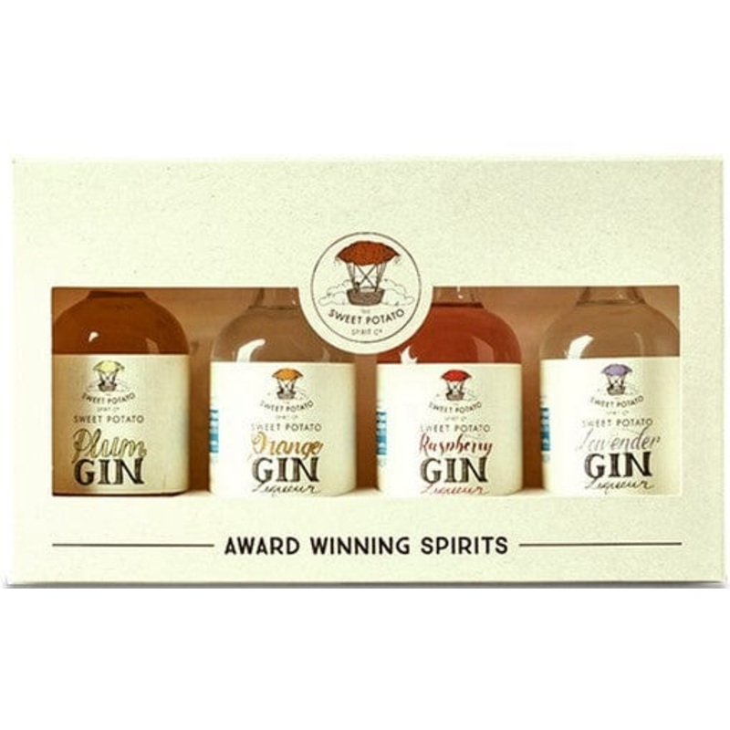 The Sweet Potato Spirit Company Gin Liqueur Gift Pack 4x5cl