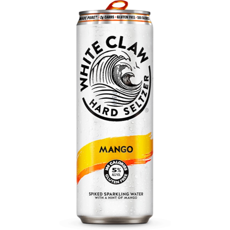 White Claw Hard Seltzer Mango 6pk