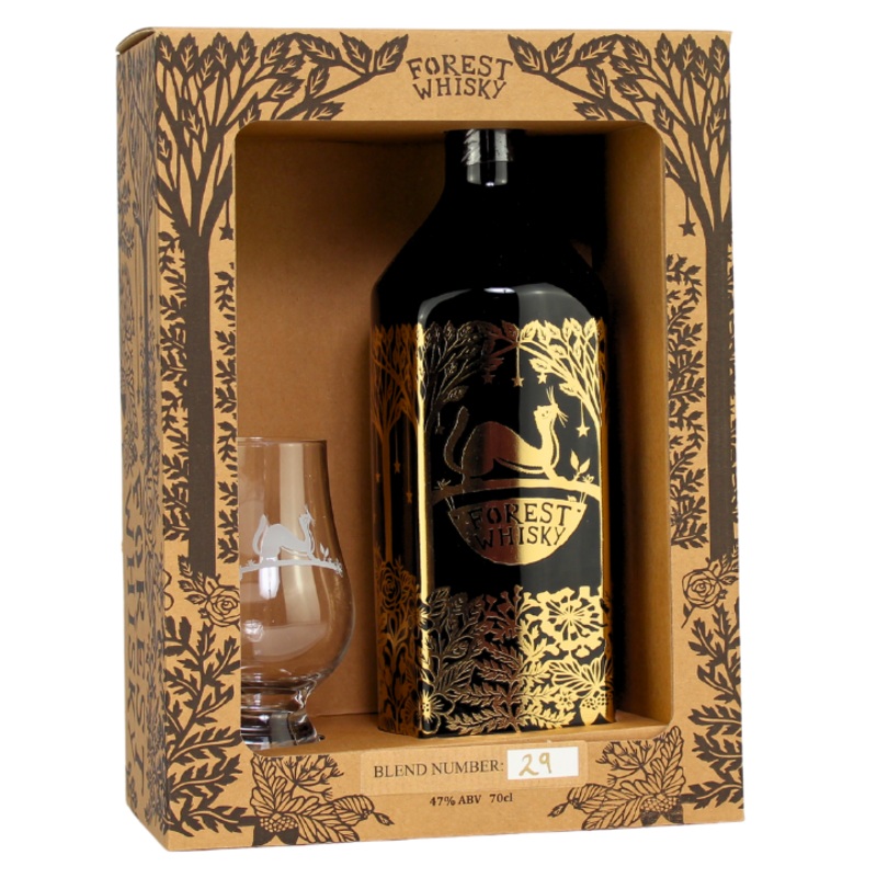 Forest Whisky Blend No. 29 (70cl, 47% – GIFT PACK inc. 1 Nosing Glass)