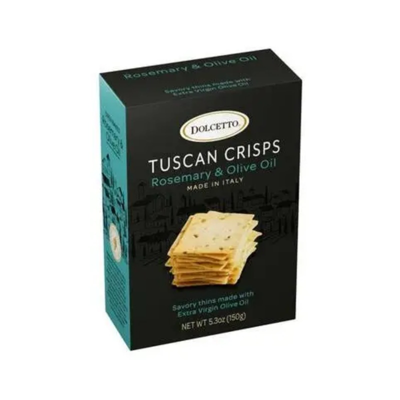 Dolcetto Rosemary & Olive Oil Tuscan Crisps 5.3 OZ