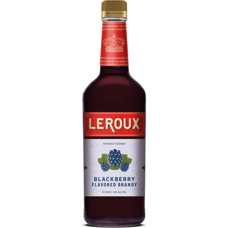 Leroux Blackberry Flavored Brandy 750 ML