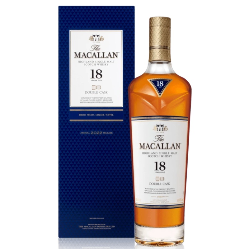 Macallan 18 Year Old Double Cask 2022 Release 70cl