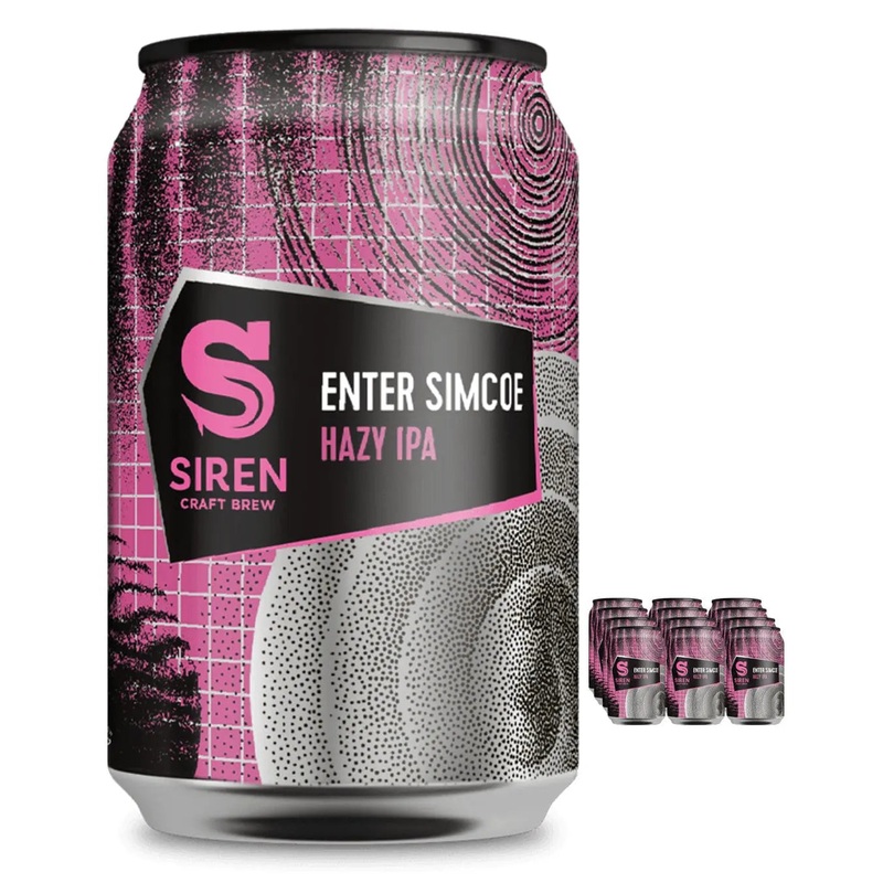 Siren Enter Simcoe Beer Can Multipacks, 12 x 330 ml
