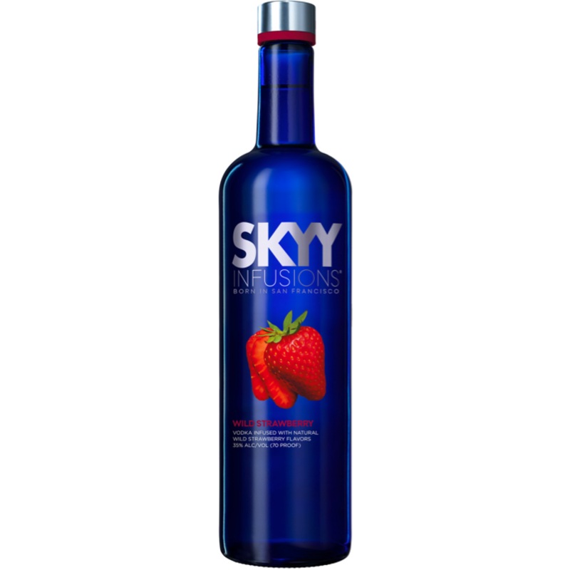 SKYY Infusions Wild Strawberry Vodka 750ml