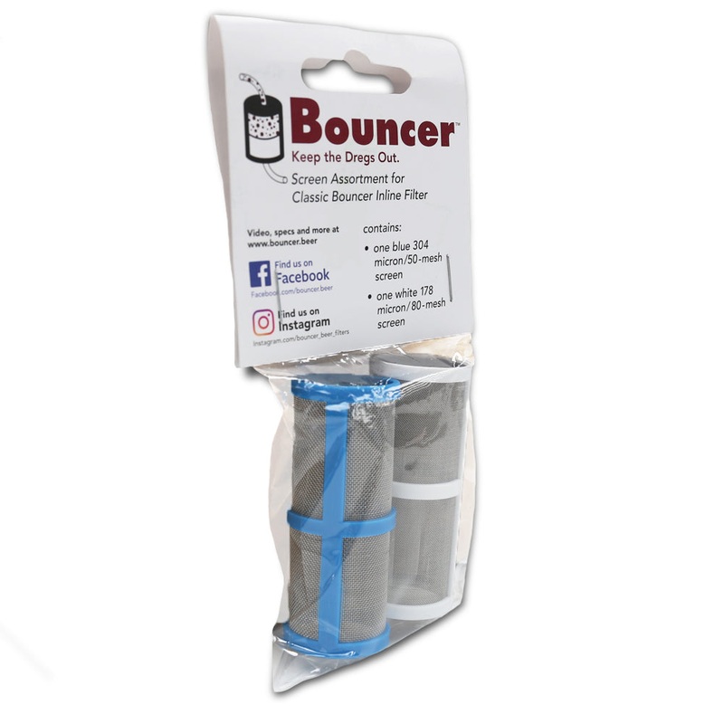 Bouncer Classic 50 & 80 Mesh Filter Screens Two Pack