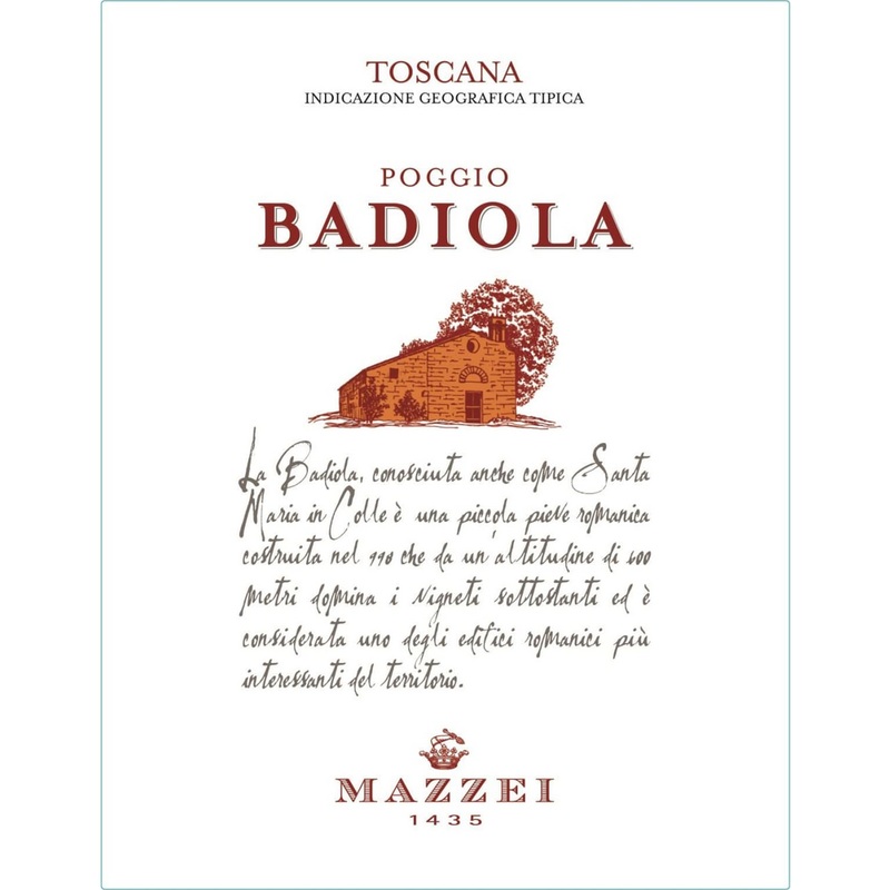 Mazzei Toscana IGT Badiola Red Blend 750ml