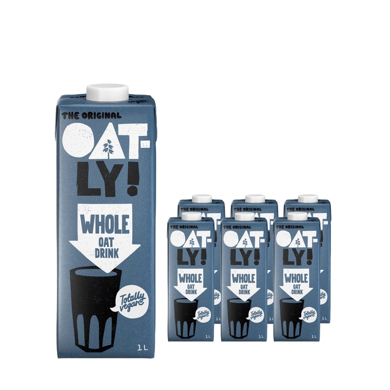 Oatly Whole Oat Drink Chilled Multipack, 6 x 1 L
