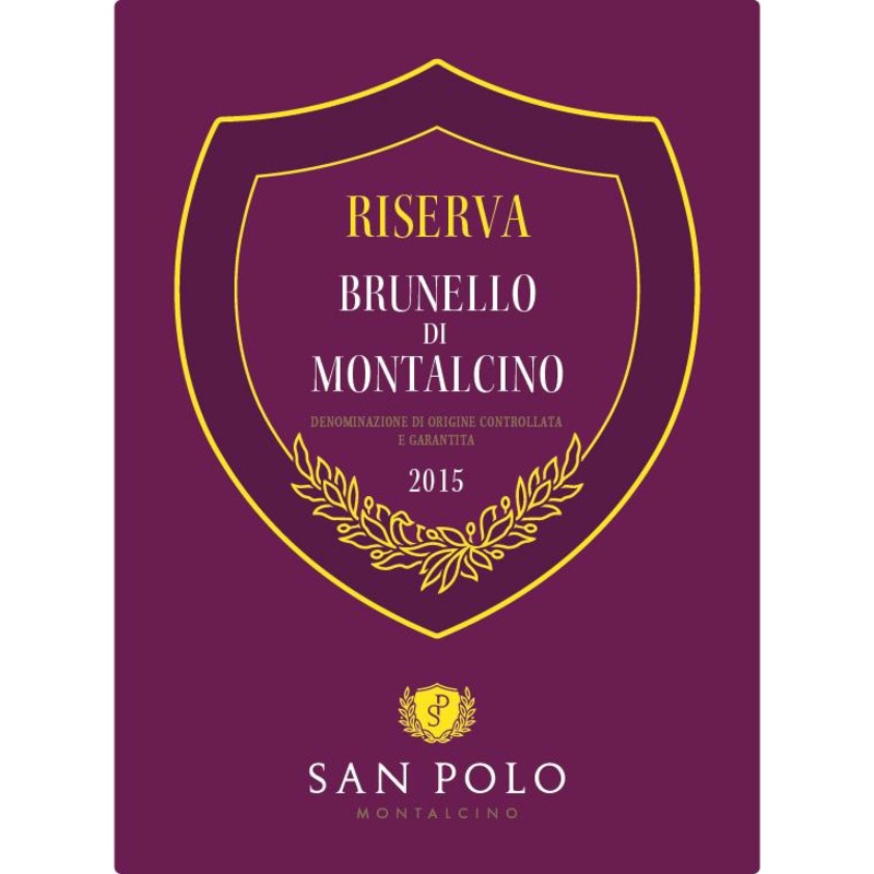 Poggio San Polo Brunello Di Montalcino DOCG Riserva Sangiovese 750ml