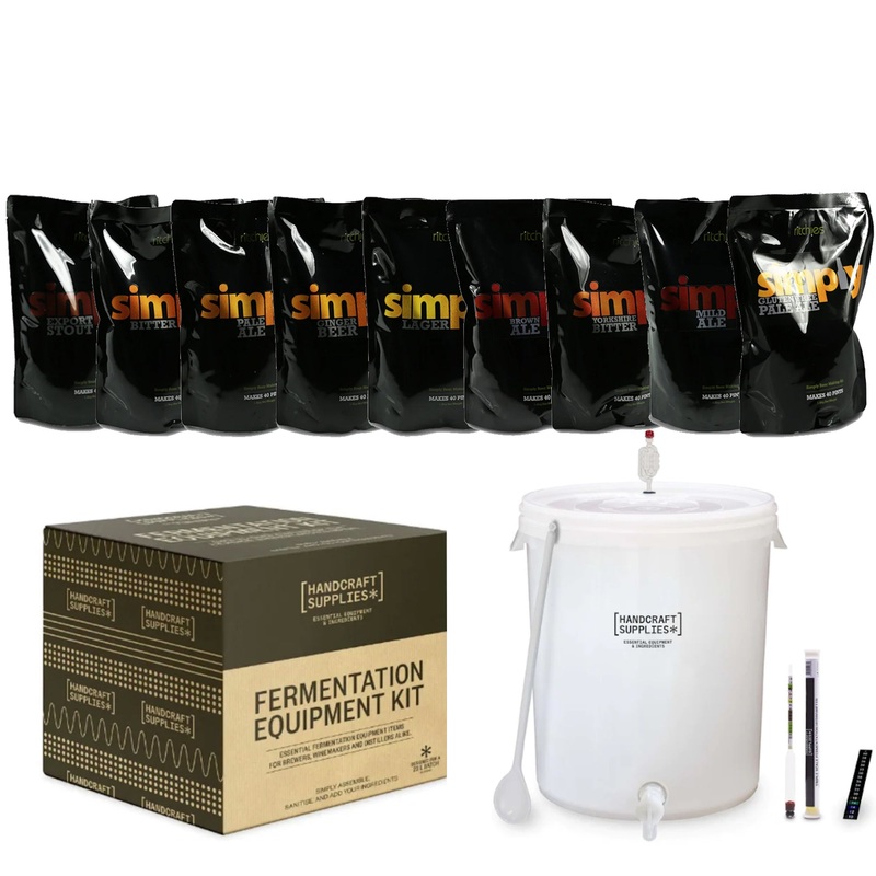 Simply Beer Kits 40 Pint Starter Kit Pale Ale Starter Kit