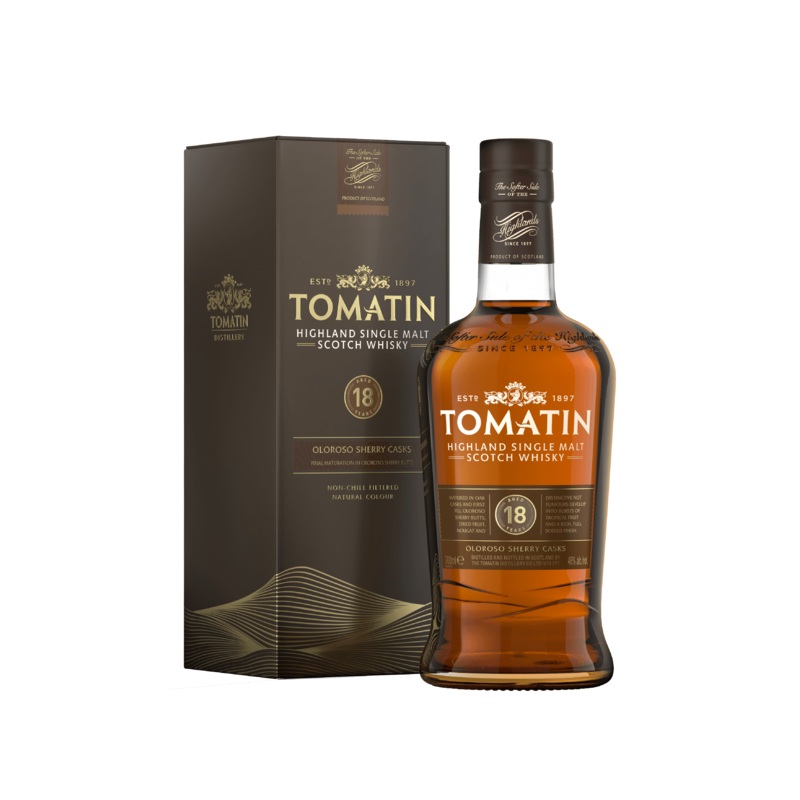 Tomatin 18 Year Old Single Malt Scotch Whisky 70cl