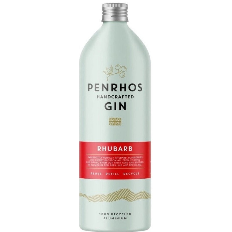 Penrhos Rhubarb Gin – Aluminium Bottle 1 Bottle