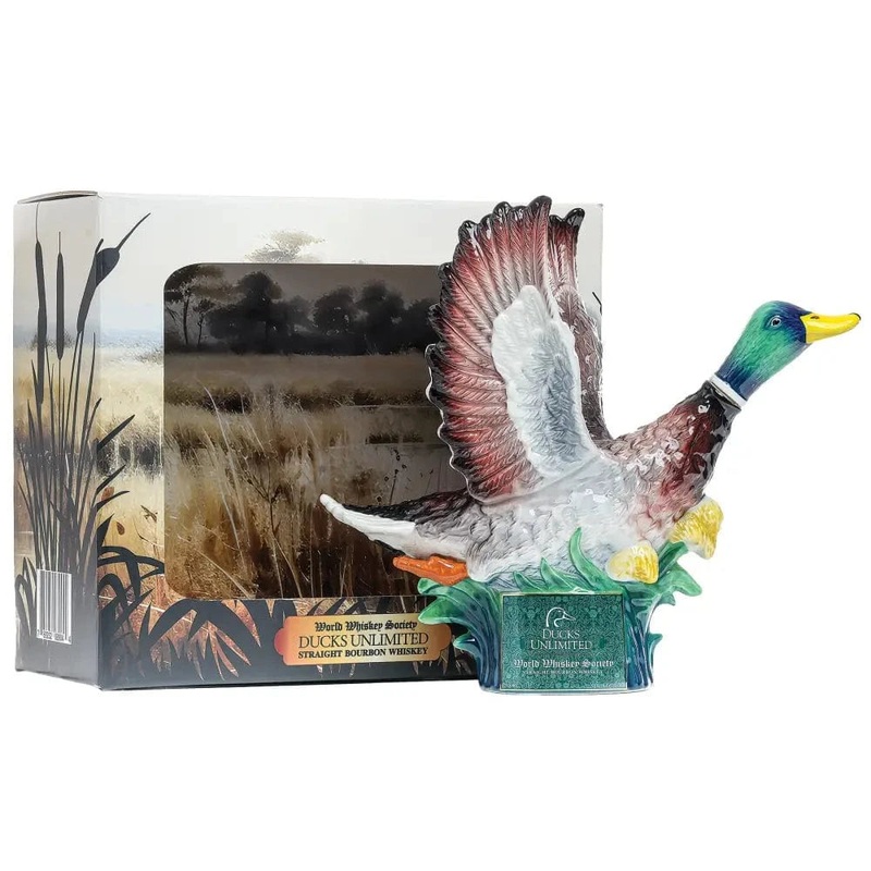 World Whiskey Society Ducks Unlimited Duck  Straight Bourbon Whiskey