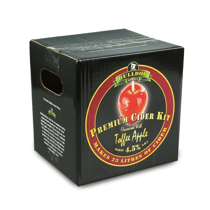 Bulldog Premium Cider 4.5 % ABV 40 Pint Cider Kit – Toffee Apple