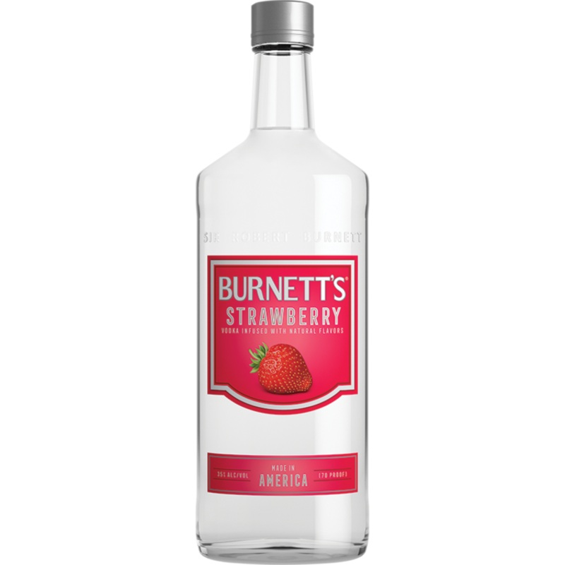 Burnett’S Strawberry Flavored Vodka 70 1 L