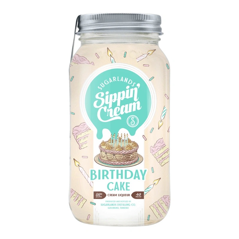 Sugarlands Birthday Cake Sippin’ Cream Liqueur 750mL
