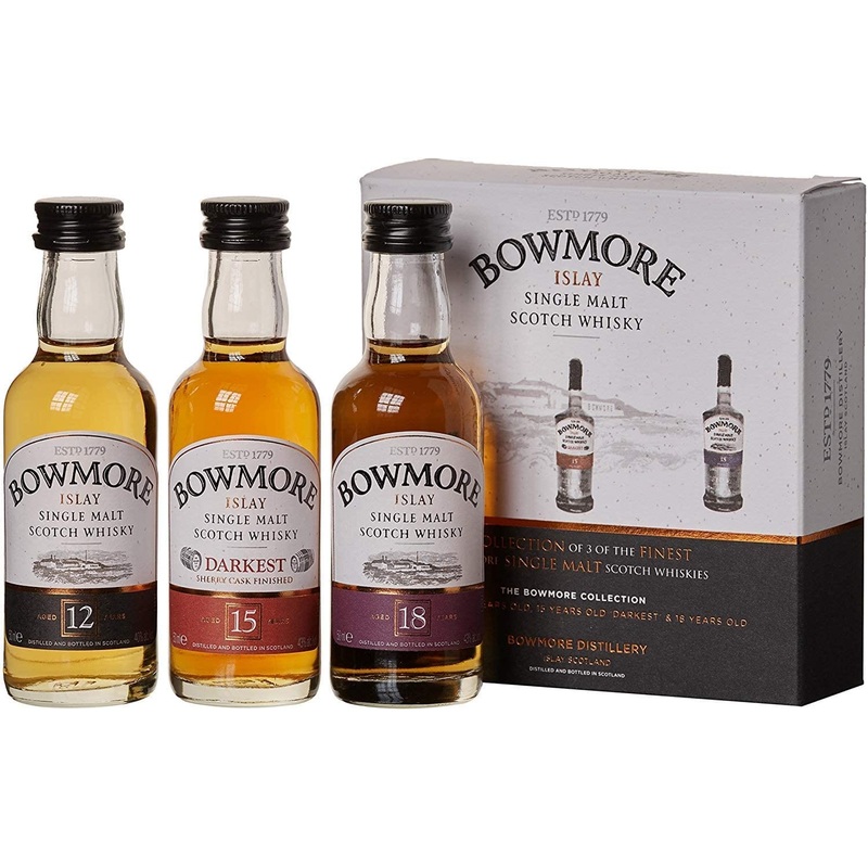 Bowmore Single Malt Whisky Miniature Gift Set 3x5cl