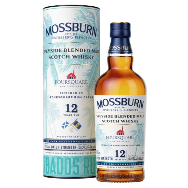 Mossburn Cask Collaboration Series ~ Release No.1 Foursquare 12 year old Whisky