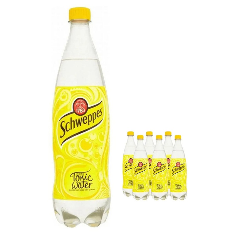 Schweppes Slimline Tonic Multipack, 6 x 1 L
