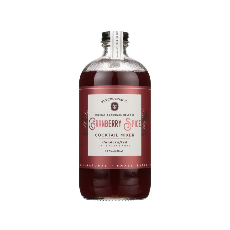 Yes Cocktail Co. Cranberry Spice Cocktail Mixer – Seasonal Release 16 oz