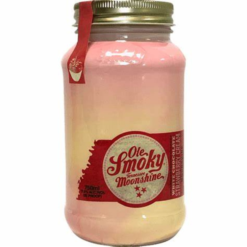 Ole Smoky Moonshine White Chocolate Strawberry Cream – 750ML