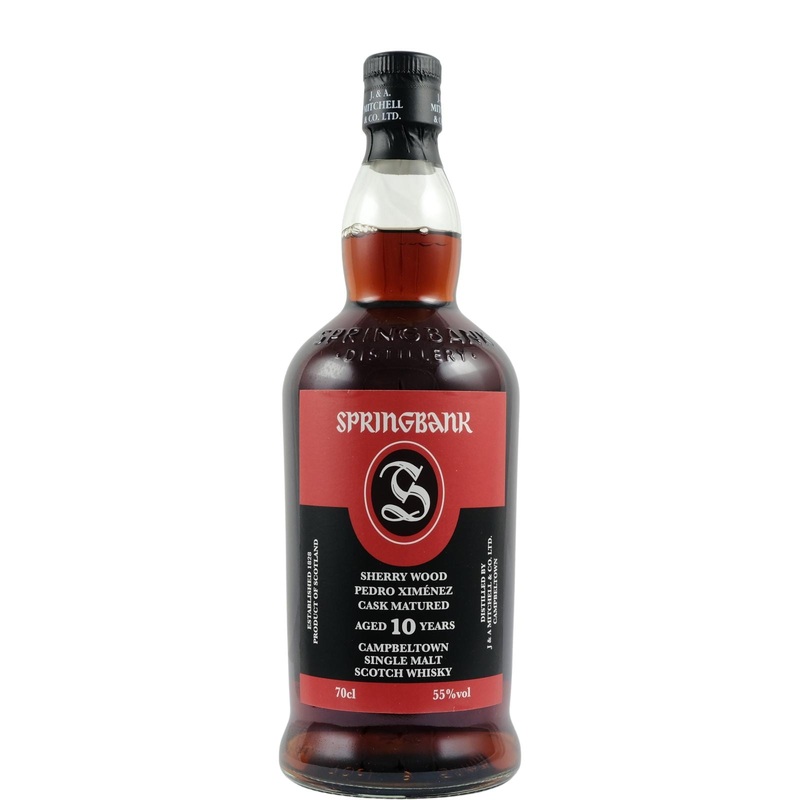 Springbank 10 Year Old Pedro Ximnez Sherry Cask Matured 70cl