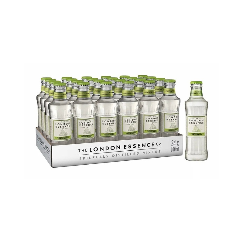 London Essence Company Bitter Orange & Elderflower Tonic Water Bottle Multipack, 24 x 200 ml
