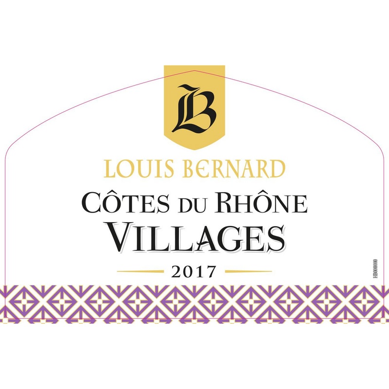 Louis Bernard Cotes Du Rhone Villages Red Blend 750ml