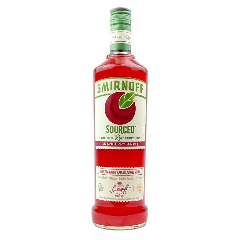 Smirnoff Cranapple Vodka, 75 cl