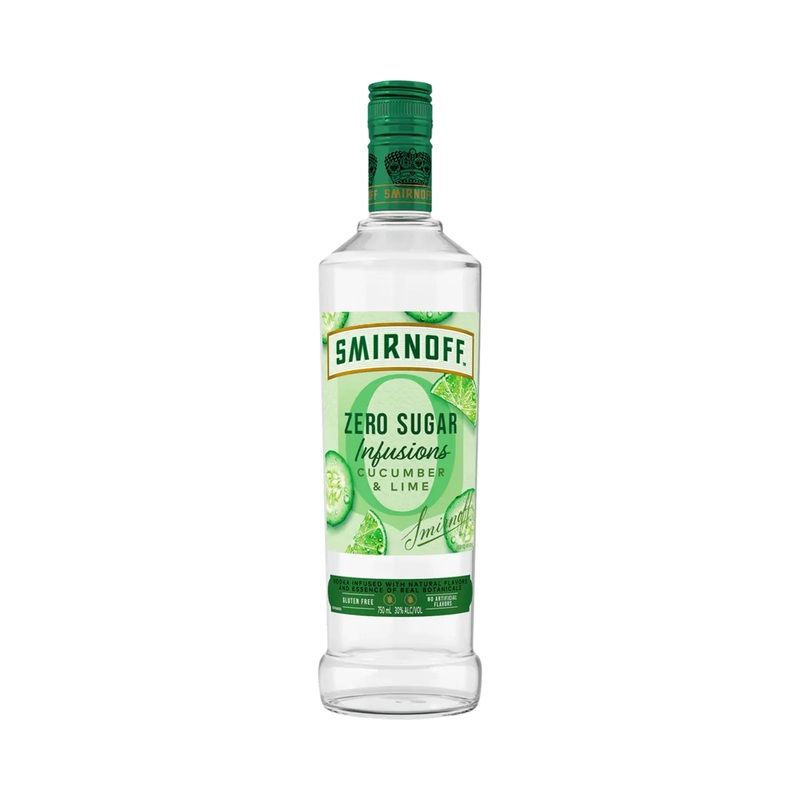 Smirnoff Zero Cucumber & Lime Vodka 750 ML
