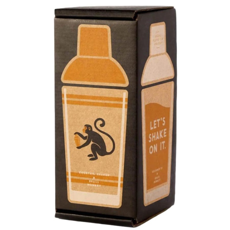 Brass Monkey Cocktail Shaker