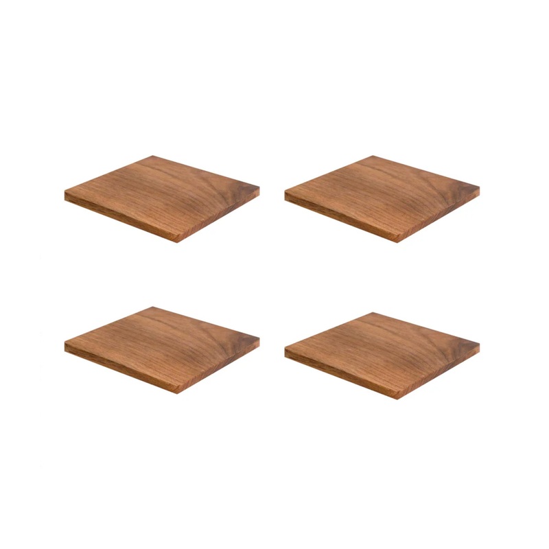 Chiku Teak Coasters 4 PACK