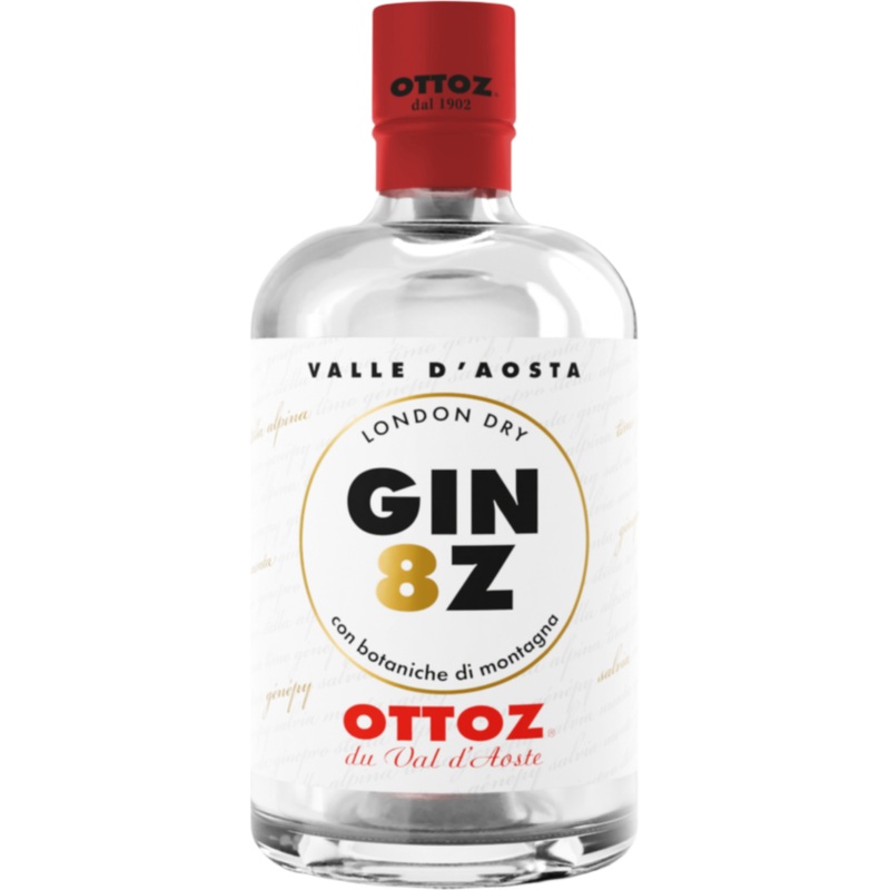 Ottoz 8z Dry Gin Aosta Valley 750 ML