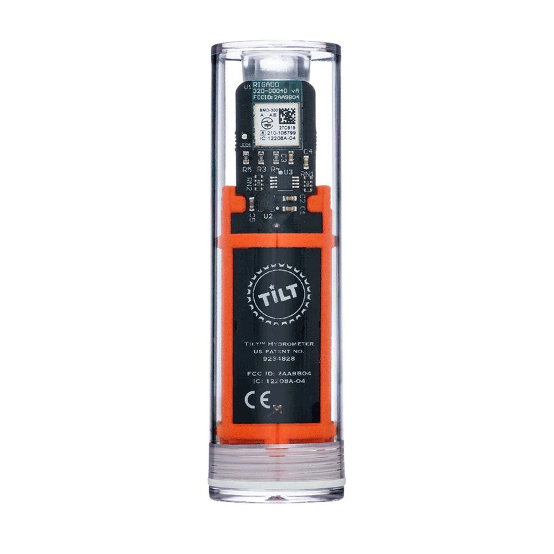 Tilt Hydrometer & Thermometer – Orange