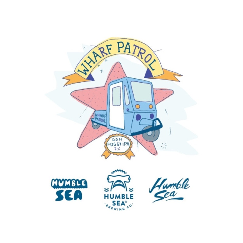 Humble Sea Wharf Patrol Foggy IPA 4 PACK 16 OZ CANS